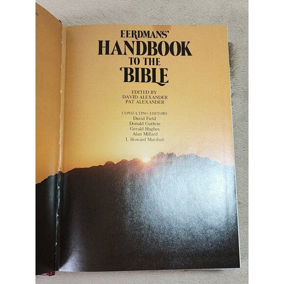 Book Handbook To The Bible Eerdmans Full Color Guide Year 1987 Michigan - Picture 4 of 16